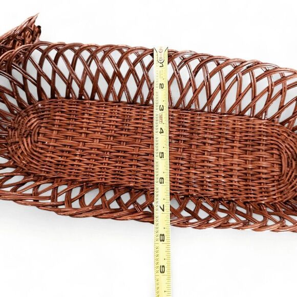 Oval Wicker Bread Basket Bundle of two - Picture 8 of 8